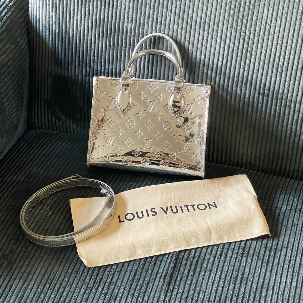 Authentic Louis Vuitton On The Go PM Handbag